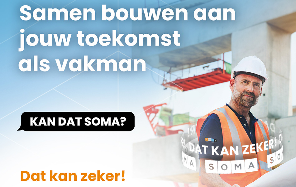 Bij SOMA Bedrijfsopleidingen kan je praktijkgericht leren, speciaal voor vakmensen in de infra. Samen bouwen we aan jouw toekomst.