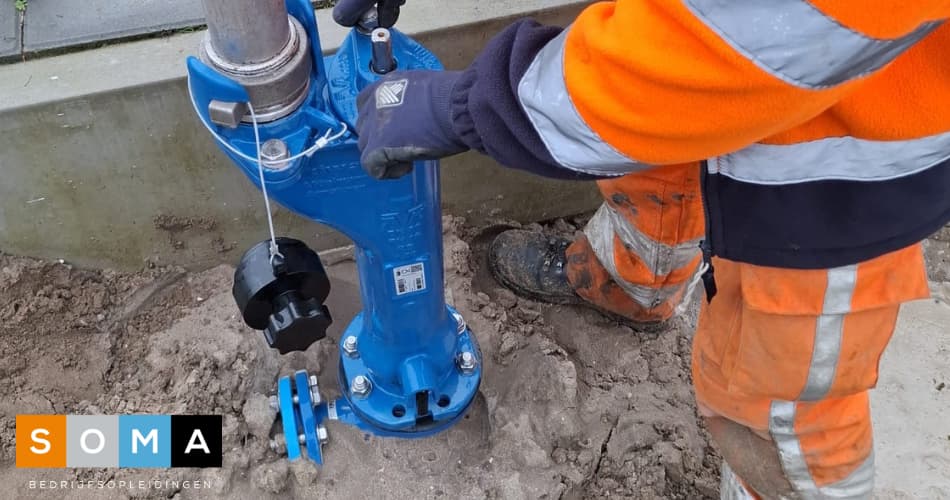 Praktijktraining voor monteur Waterdistributie bij SOMA in Harderwijk