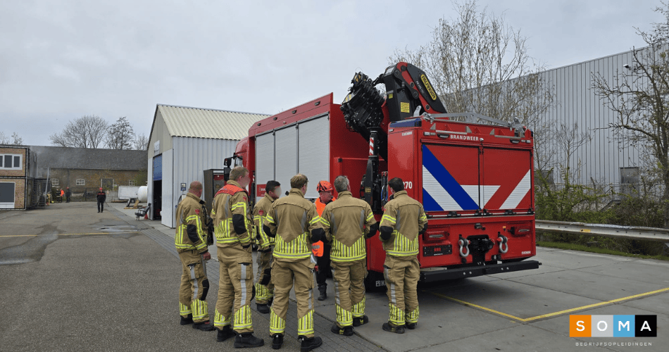 Training bij Brandweer Waddinxveen door SOMA Bedrijfsopleidingen